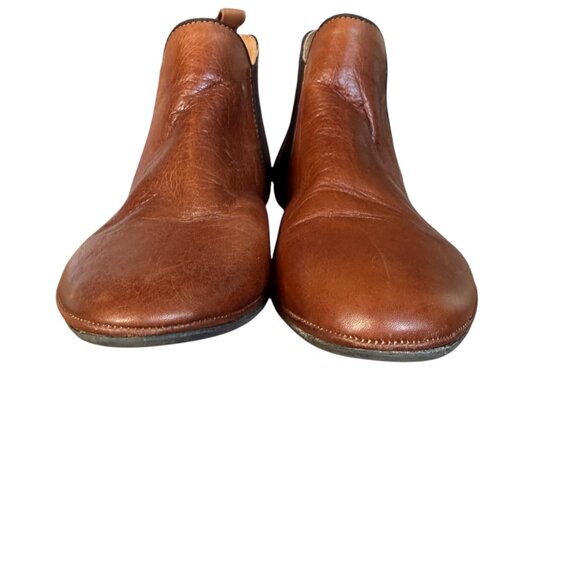 Miz Mooz Marcella brown leather chelsea flat booties size 6.5 - 7 - Picture 3 of 8